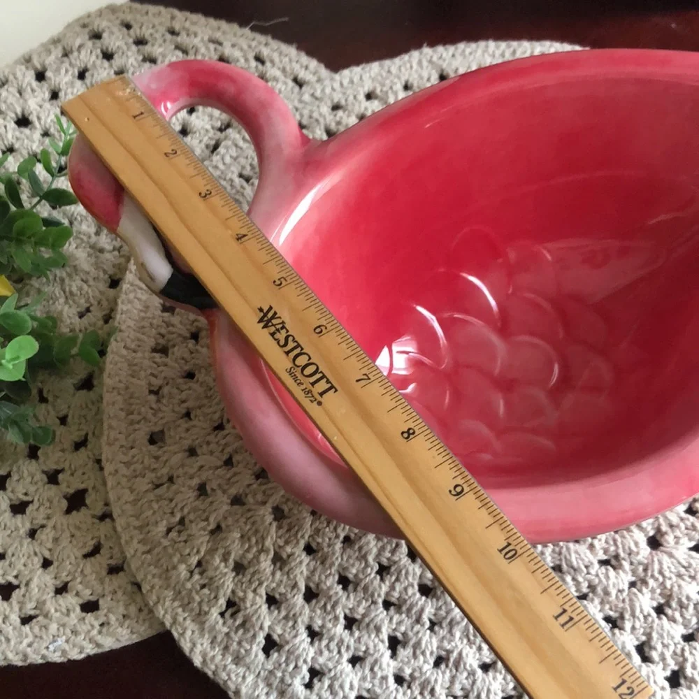Pink Flamingo Shaped Melamine Bowl